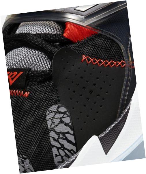 Jordan Why Not? Zer0.3 Black / Cement Gray / White / Bright Dark Red