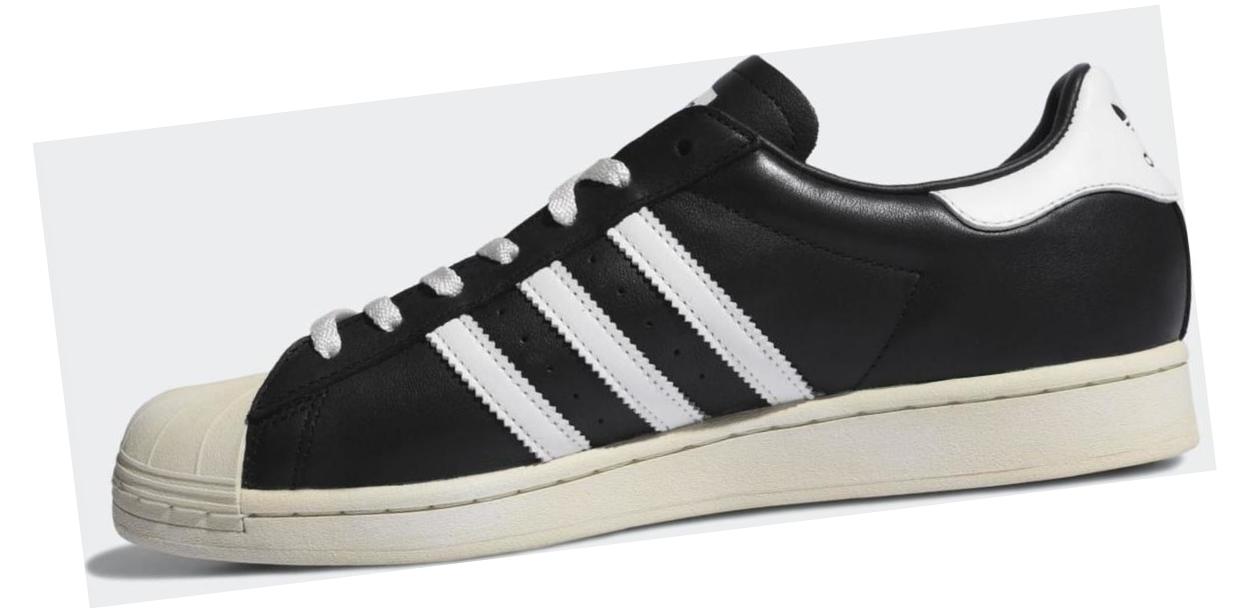 adidas Superstar BLACK / Crystal White / Blue&nbsp;FV2832