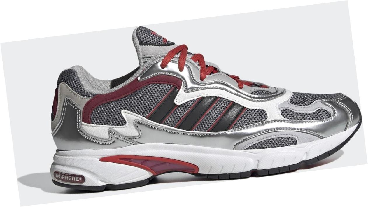 adidas Temper Run Silver Metallic / Core Black / Glory Red