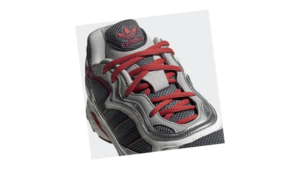 adidas Temper Run Silver Metallic / Core Black / Glory Red