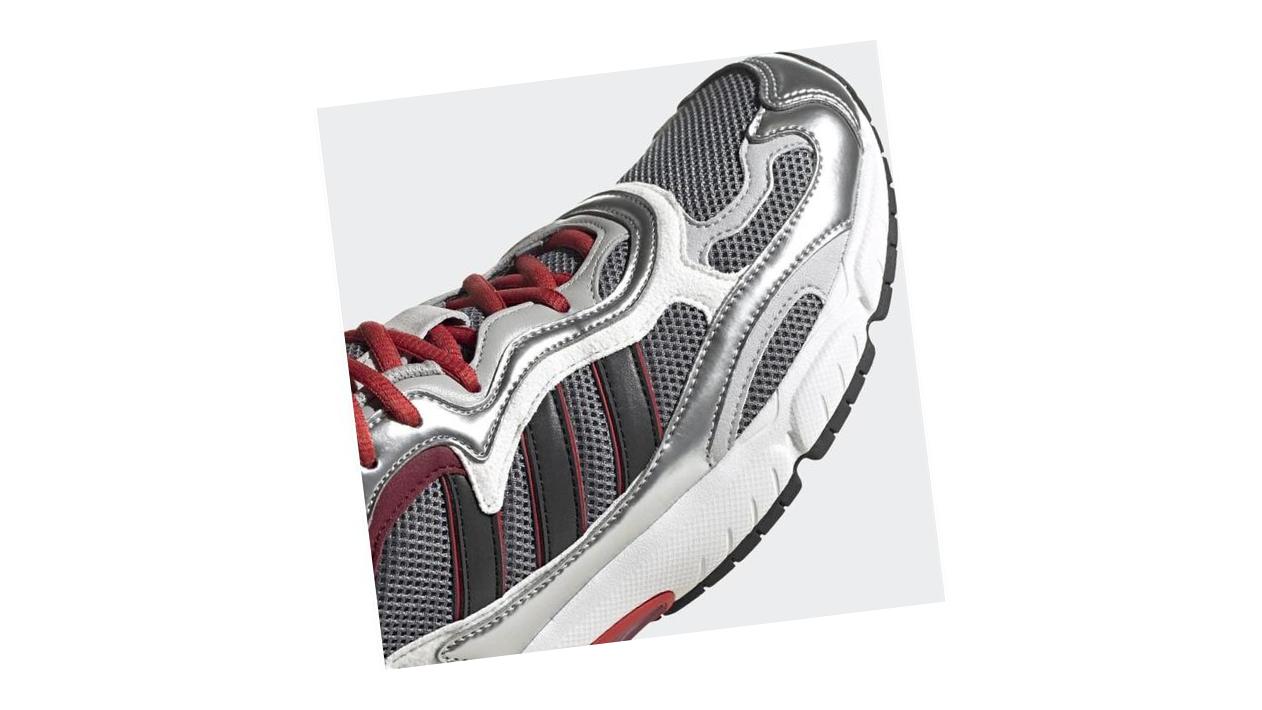 adidas Temper Run Silver Metallic / Core Black / Glory Red