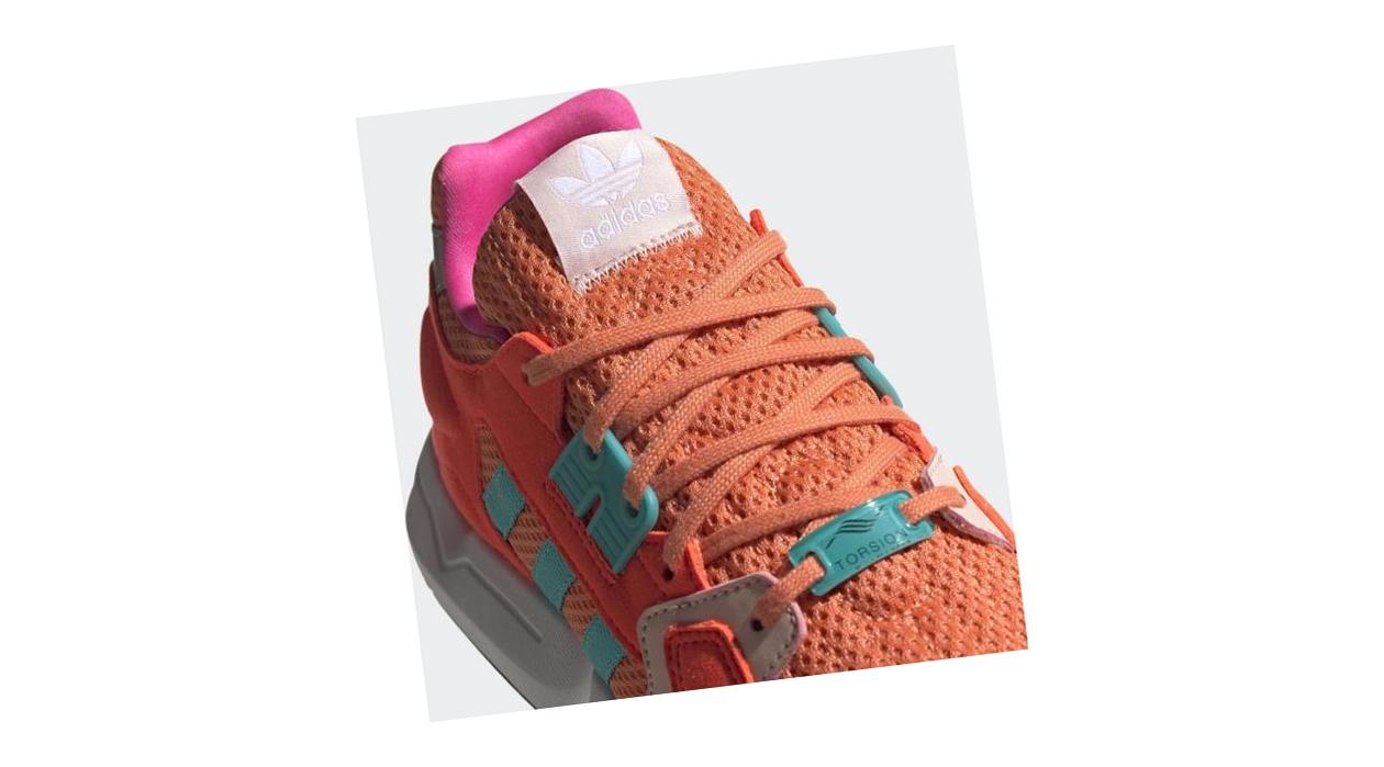 adidas ZX Torsion Semi Coral / Hi-Res Aqua / Solar Red