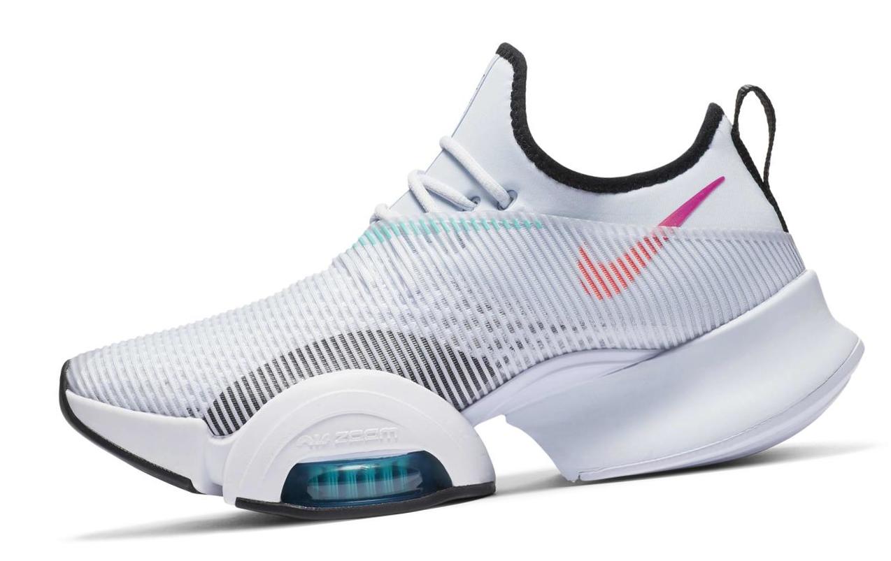 Nike Air Zoom SuperRep Серый футбольный/Черный/Белый/Flash Crimson