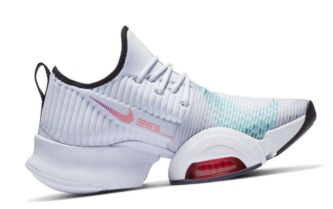 Nike Air Zoom SuperRep Серый футбольный/Черный/Белый/Flash Crimson