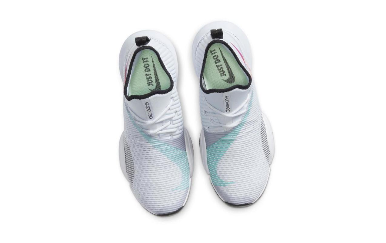 Nike Air Zoom SuperRep Серый футбольный/Черный/Белый/Flash Crimson