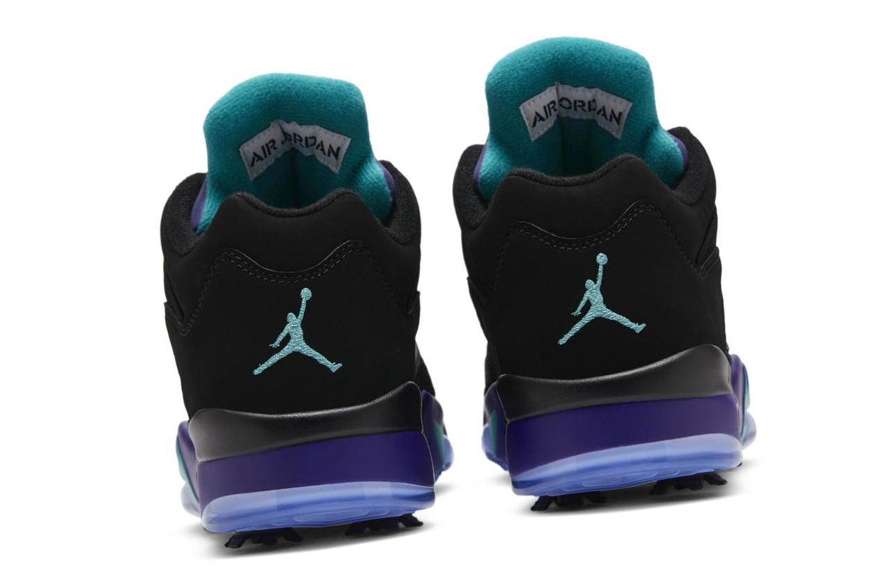 Air Jordan V Low Black/Grape Ice/New Emerald