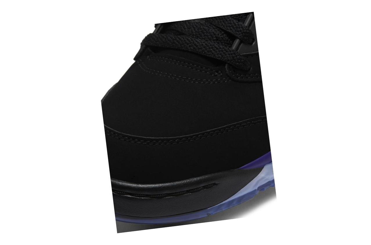 Air Jordan V Low Black/Grape Ice/New Emerald