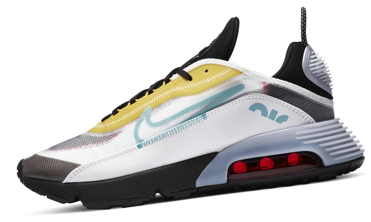 Nike Air Max 2090 White/Black/Speed Yellow/Bleached Aqua
