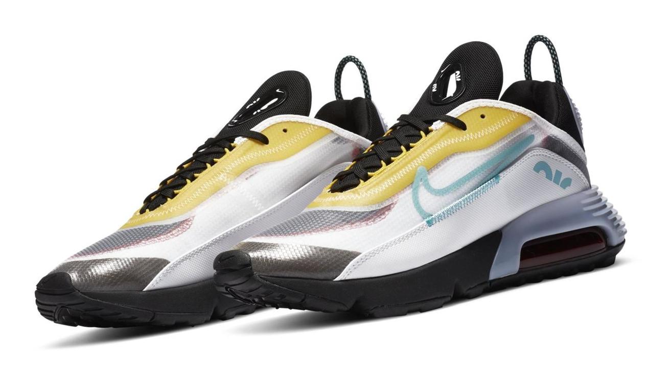 Nike Air Max 2090 White/Black/Speed Yellow/Bleached Aqua