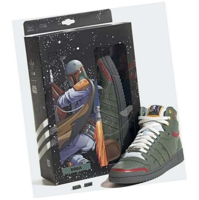 adidas Top Ten Hi Star Wars Trace Green / Trace Green / Scarlet