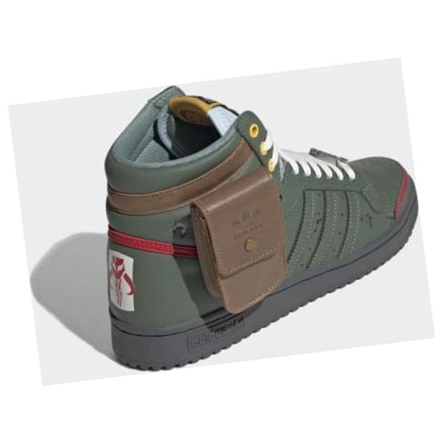 adidas Top Ten Hi Star Wars Trace Green / Trace Green / Scarlet