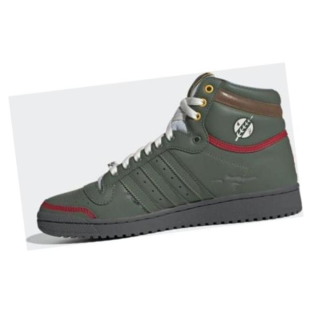 adidas Top Ten Hi Star Wars Trace Green / Trace Green / Scarlet