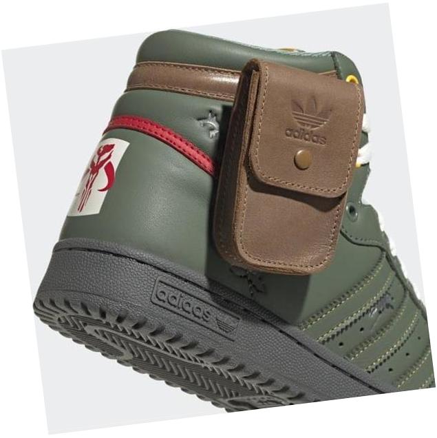 adidas Top Ten Hi Star Wars Trace Green / Trace Green / Scarlet