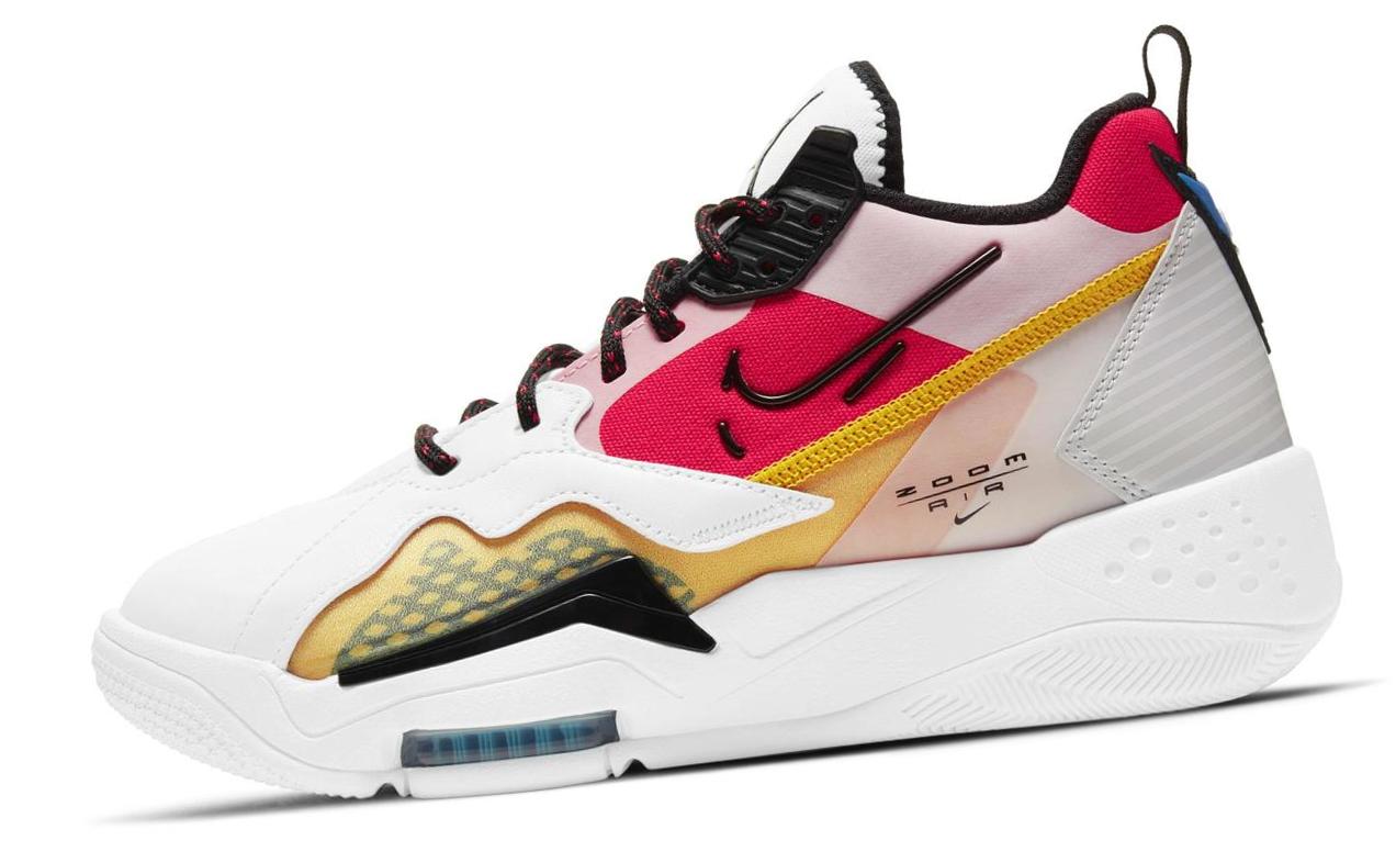 Jordan Zoom '92 White/Siren Red/University Gold/Black