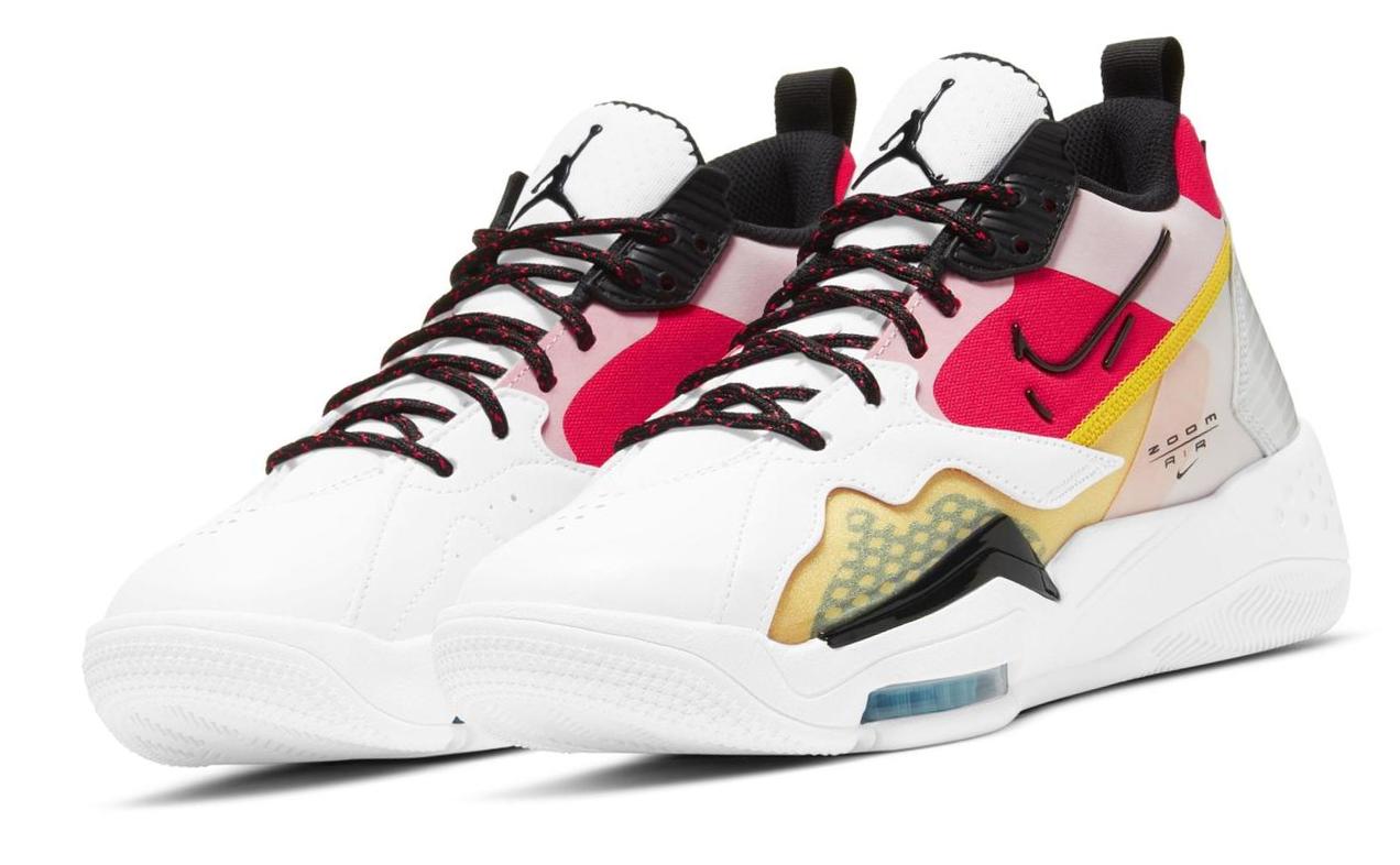 Jordan Zoom '92 White/Siren Red/University Gold/Black