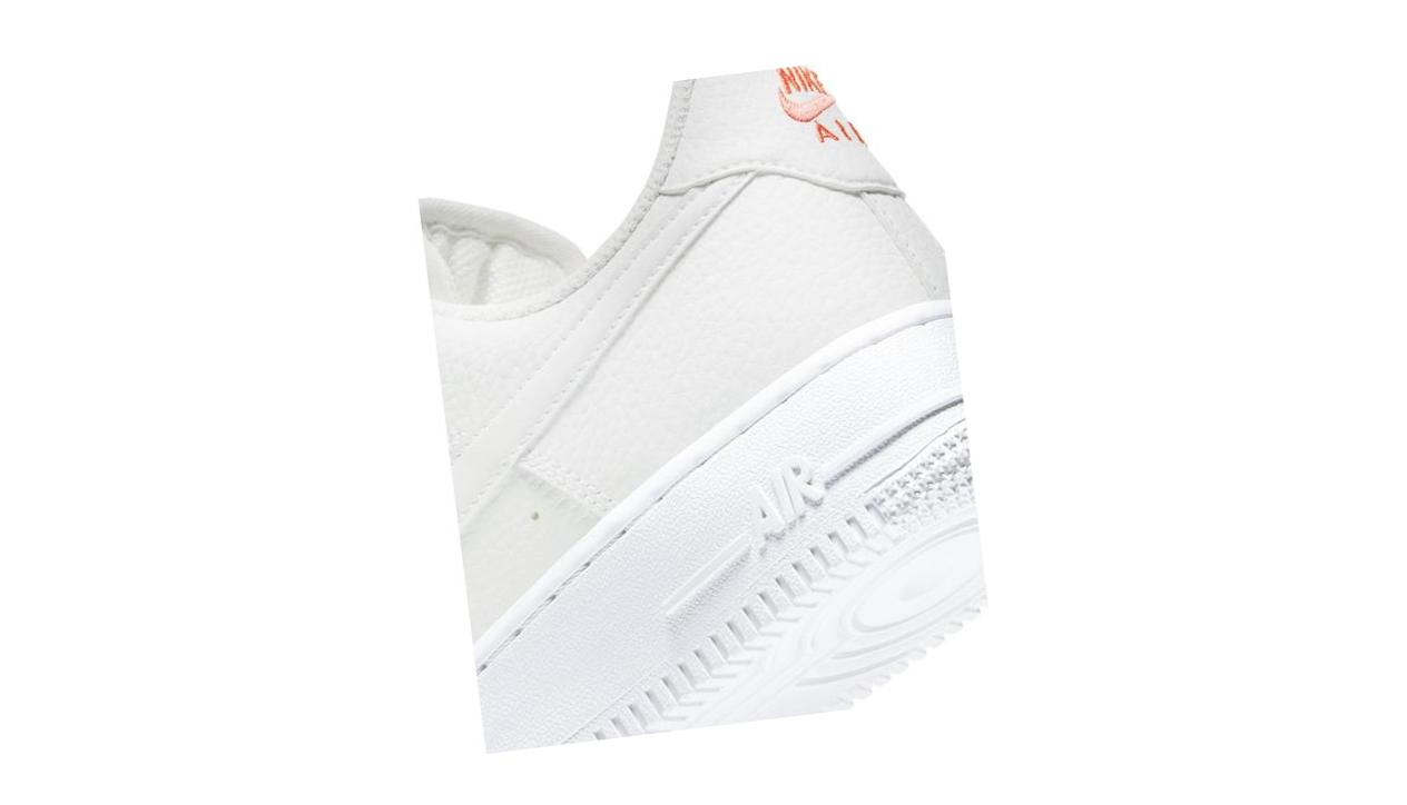 Nike Air Force 1 '07 Essential Summit White/Solar Red/Green Abyss/Summit White