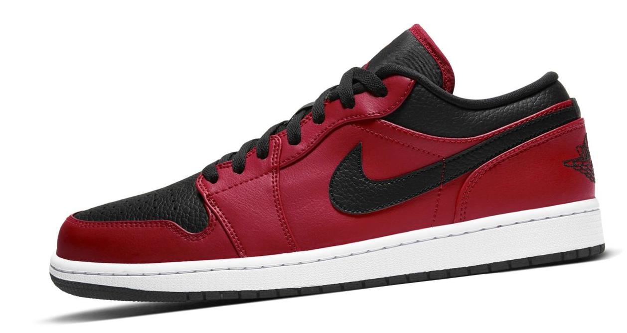 Air Jordan 1 Low Gym Red/White/Black&nbsp;553558-605