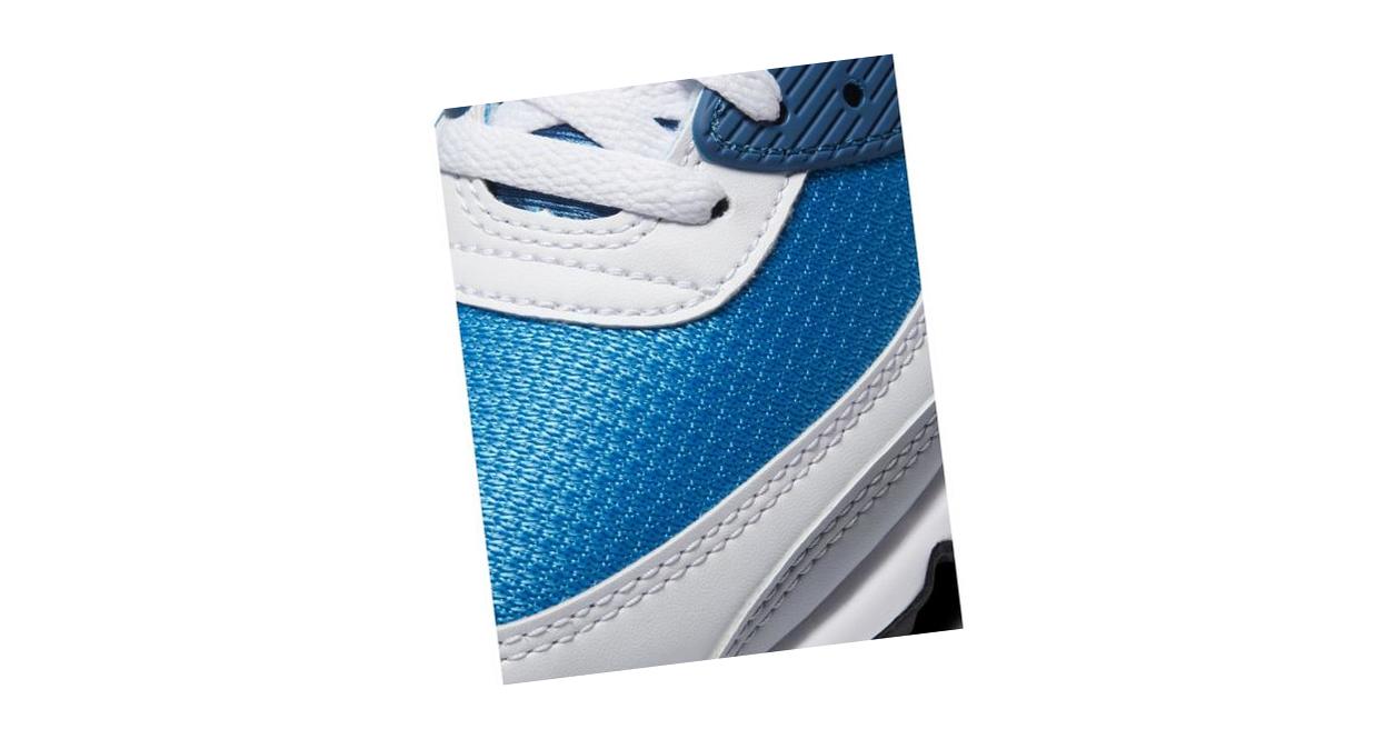 Nike Air Max 90 FlyEase White/White/Industrial Blue/Laser Blue