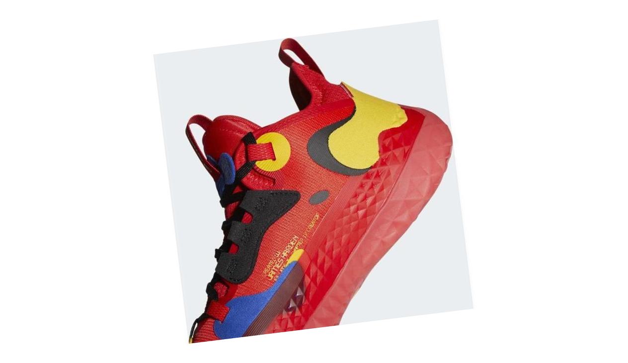 adidas Harden Vol. 5 Futurenatural Vivid Red / Bold Gold / Royal Blue