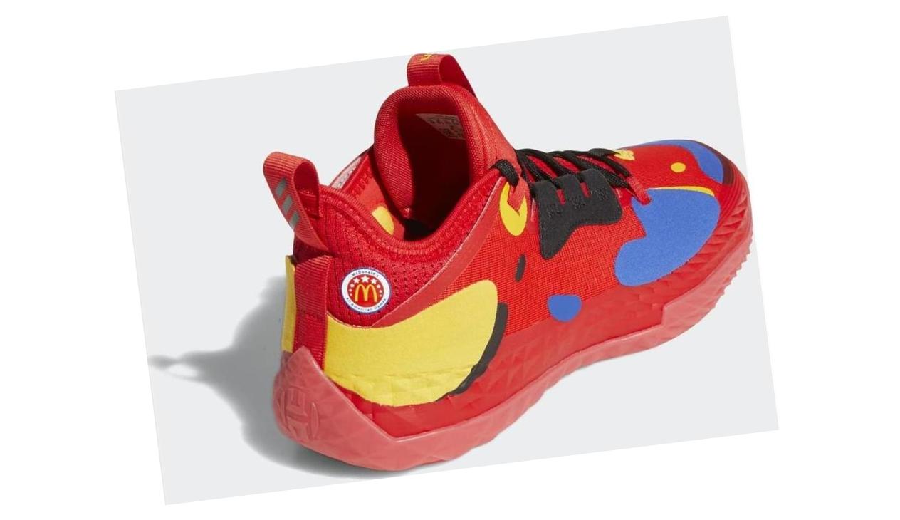 adidas Harden Vol. 5 Futurenatural Vivid Red / Bold Gold / Royal Blue