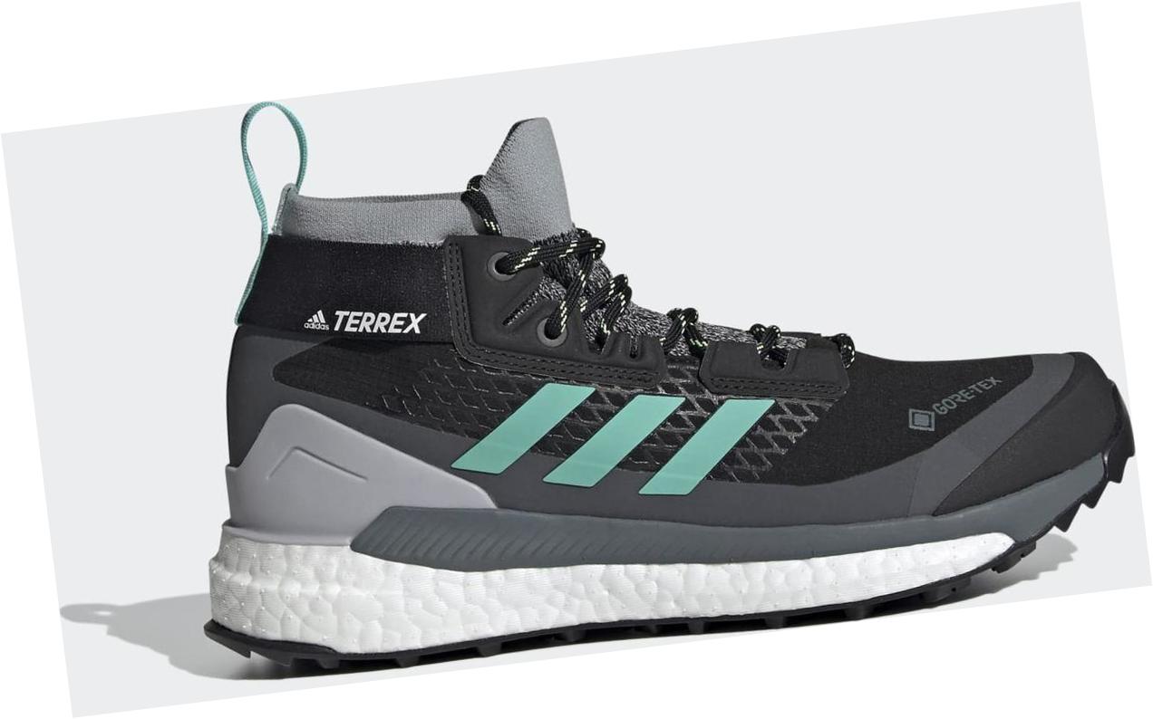 adidas Terrex Free Hiker GTX Core Black / Acid Mint / Hi-Res Yellow