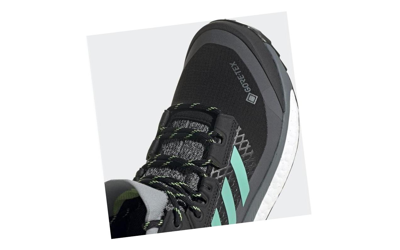 adidas Terrex Free Hiker GTX Core Black / Acid Mint / Hi-Res Yellow