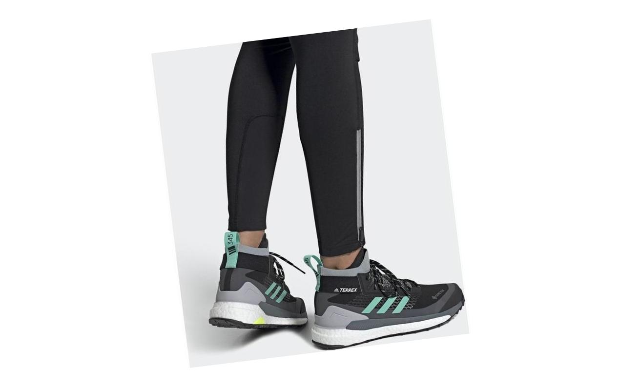 adidas Terrex Free Hiker GTX Core Black / Acid Mint / Hi-Res Yellow