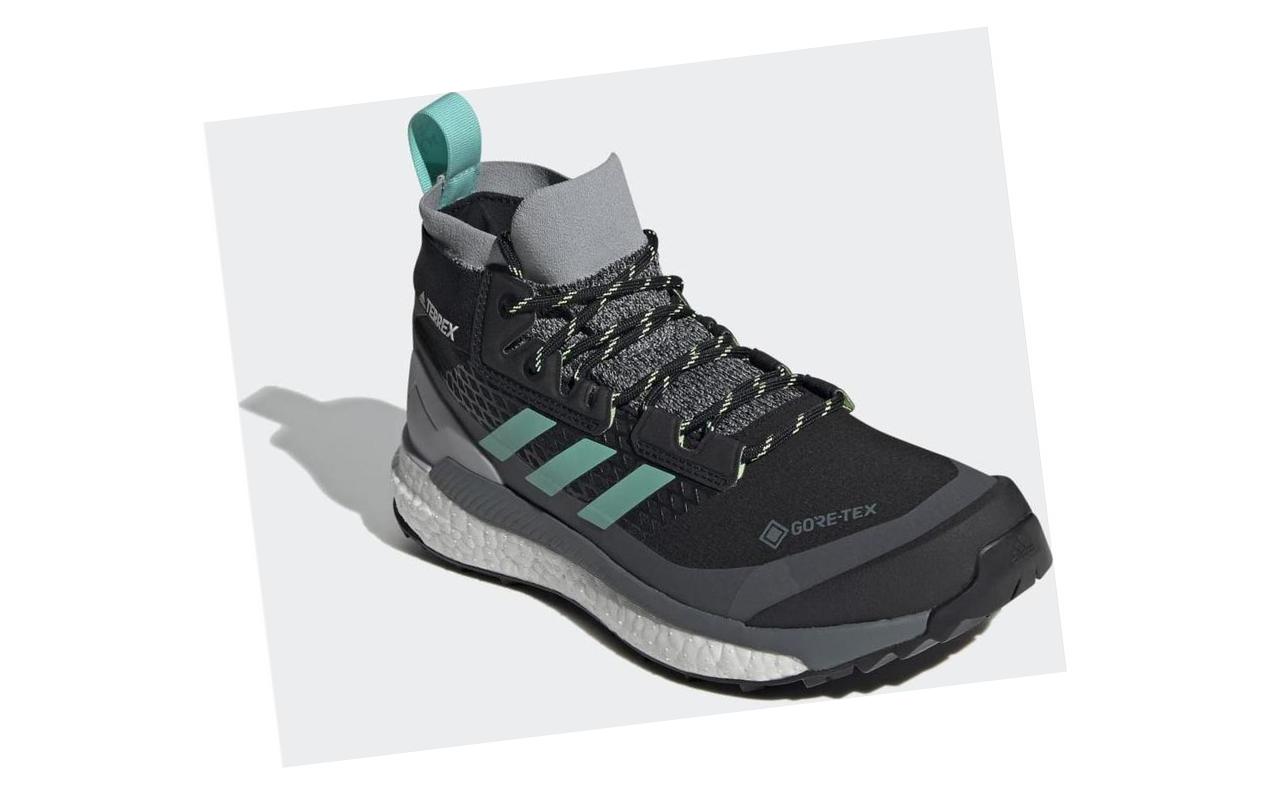 adidas Terrex Free Hiker GTX Core Black / Acid Mint / Hi-Res Yellow