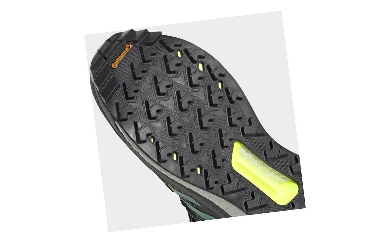adidas Terrex Free Hiker GTX Core Black / Acid Mint / Hi-Res Yellow