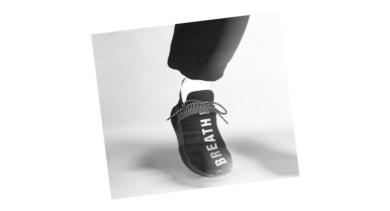 adidas Pharrell Williams Hu NMD Core Black / Core Black / Core Black