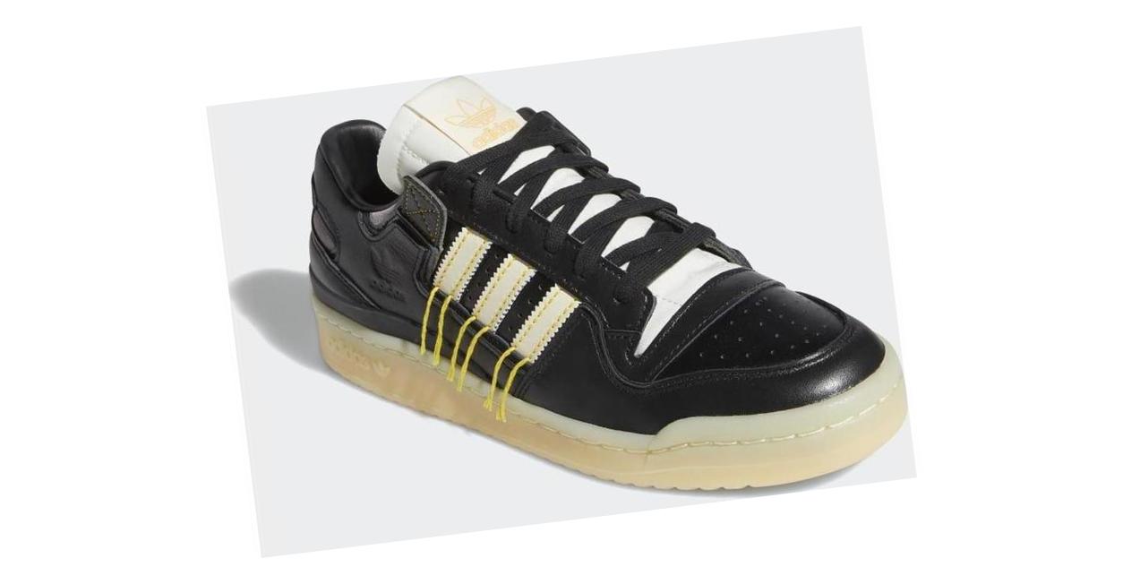 adidas Forum 84 Low Premium Core Black / Cream White / Easy Yellow