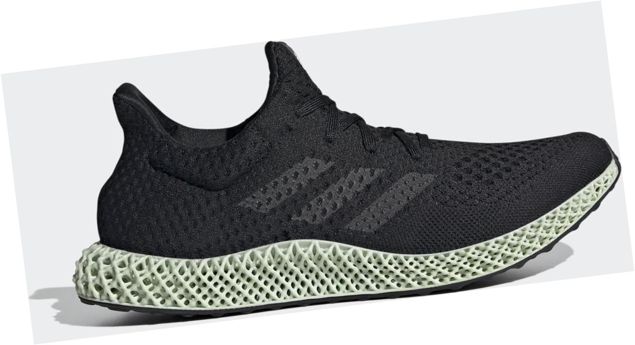 adidas 4D Futurecraft Core Black / Grey Five / Linen Green