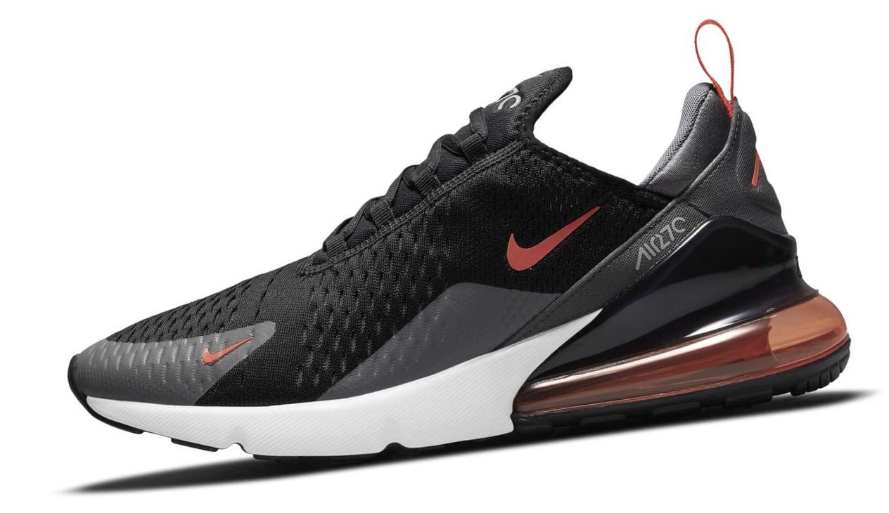 Nike Air Max 270 Ess Black/Iron Grey/Turf Orange/Team Orange