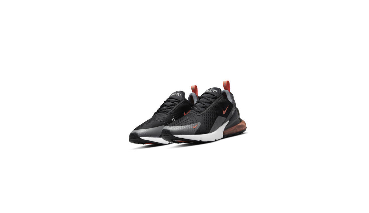 Nike Air Max 270 Ess Black/Iron Grey/Turf Orange/Team Orange