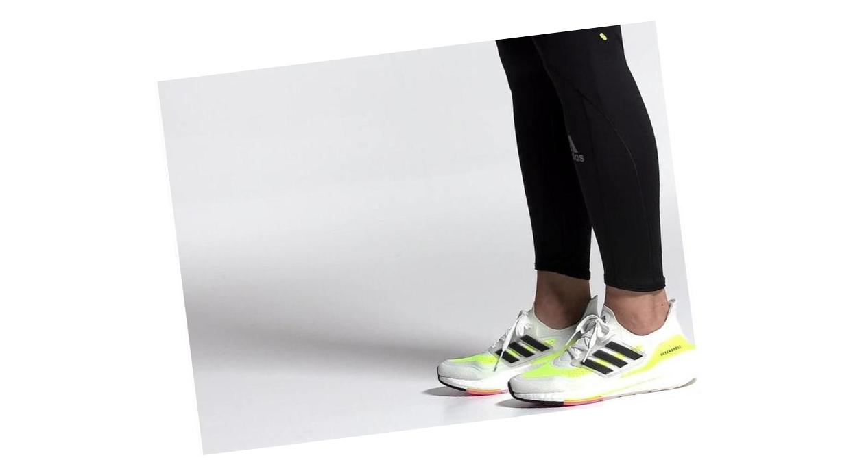 adidas Ultraboost 21 Cloud White / Core Black / Solar Yellow