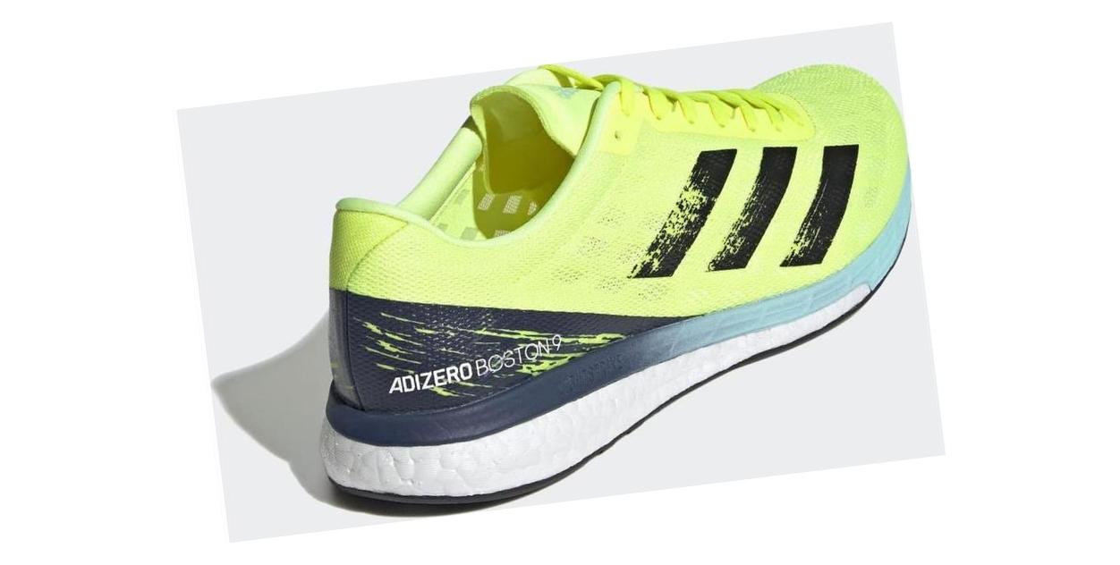 adidas Adizero Boston 9 Solar Yellow / Core Black / Clear Aqua