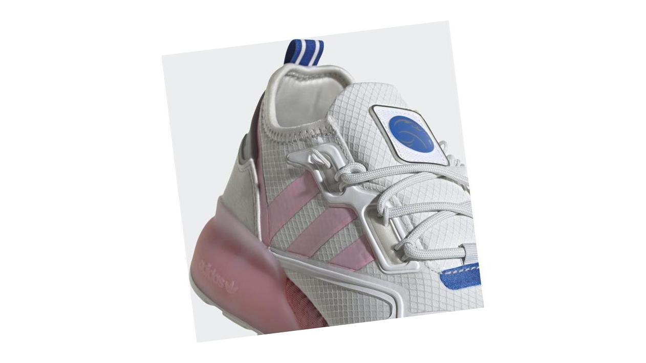 adidas ZX 2K Boost Crystal White / True Pink / Matte Silver
