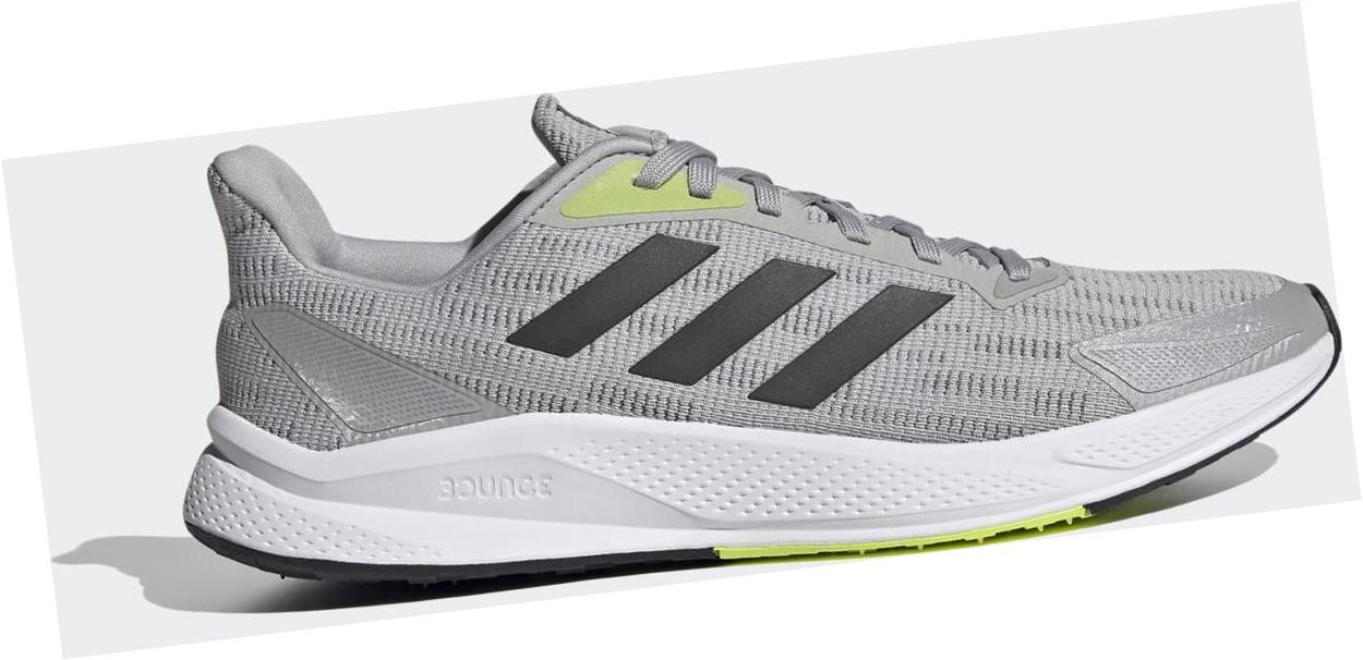 adidas X9000L1 Grey Two / Core Black / Solar Yellow
