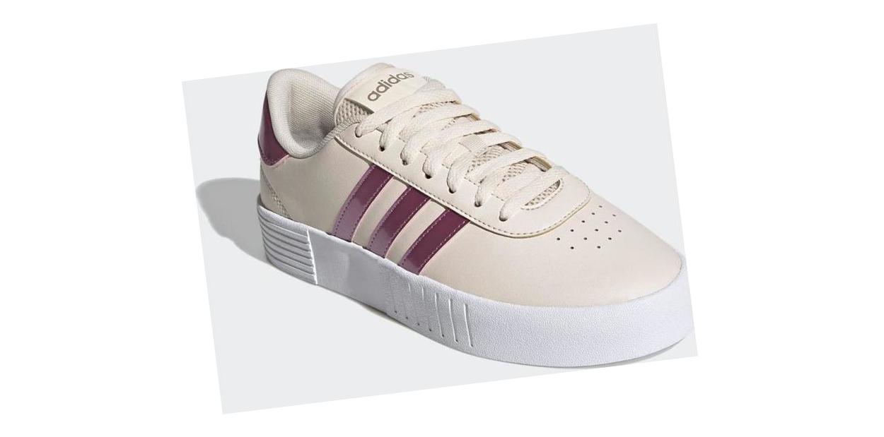 adidas Court Bold Halo Ivory / Cherry Metallic / Champagne Met.