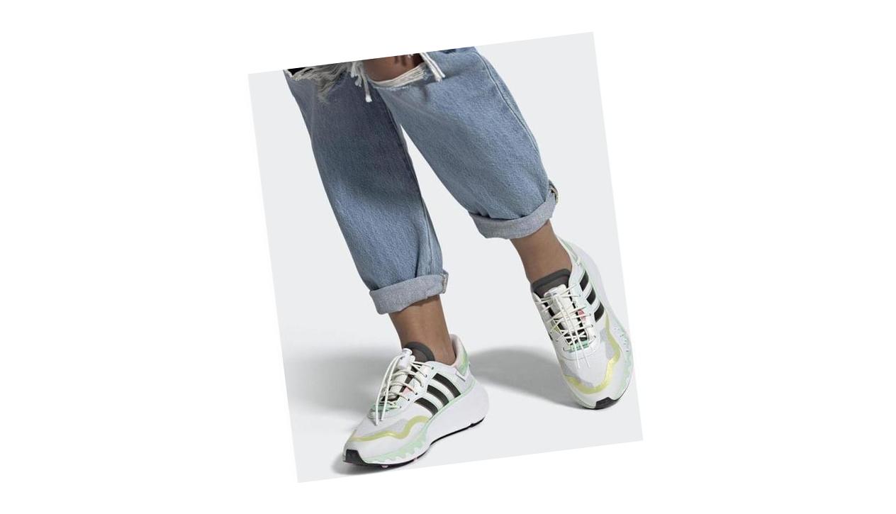 adidas Choigo Cloud White / Core Black / Frozen Green