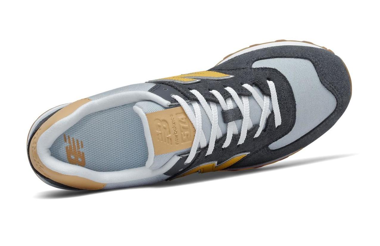 New Balance 574 Beach Cruiser 
								 Tencel Grey / Yellow / White ML574NA2/D