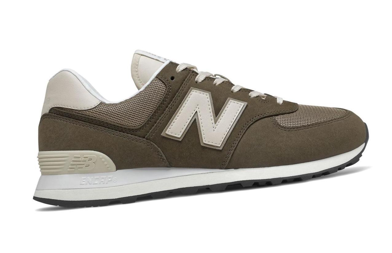 New Balance 574 Premium 
								Black Olive / Mushroom ML574SHP/D