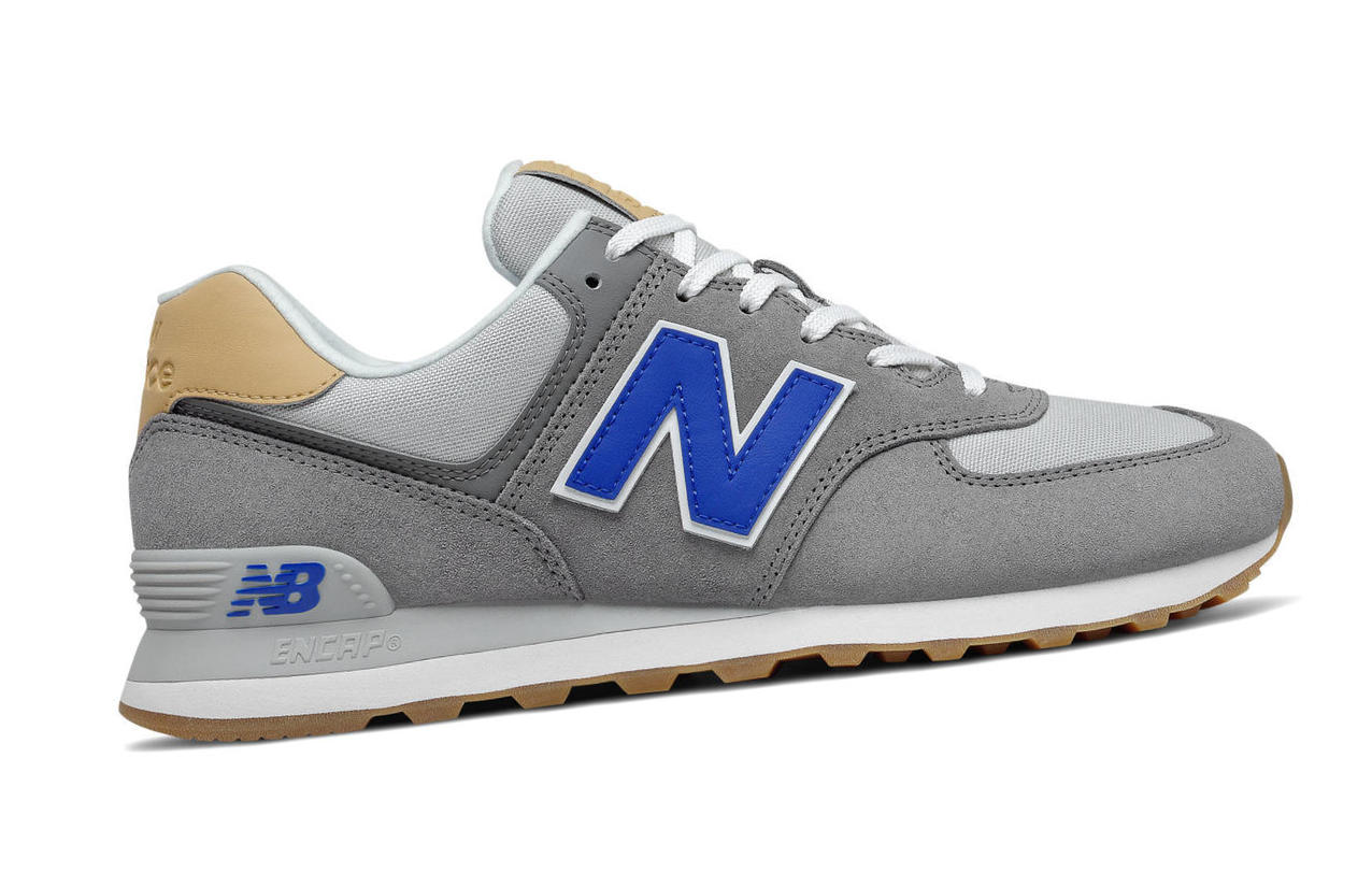 New Balance 574 Beach Cruiser 
								Tencel Grey / Blue / White ML574NE2/D