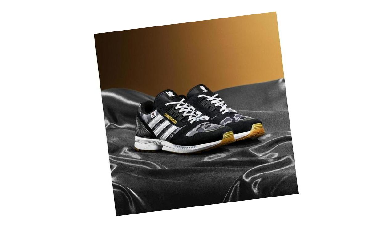 adidas ZX 8000 BAPE x UNDFTD Core Black / Cloud White / Gum