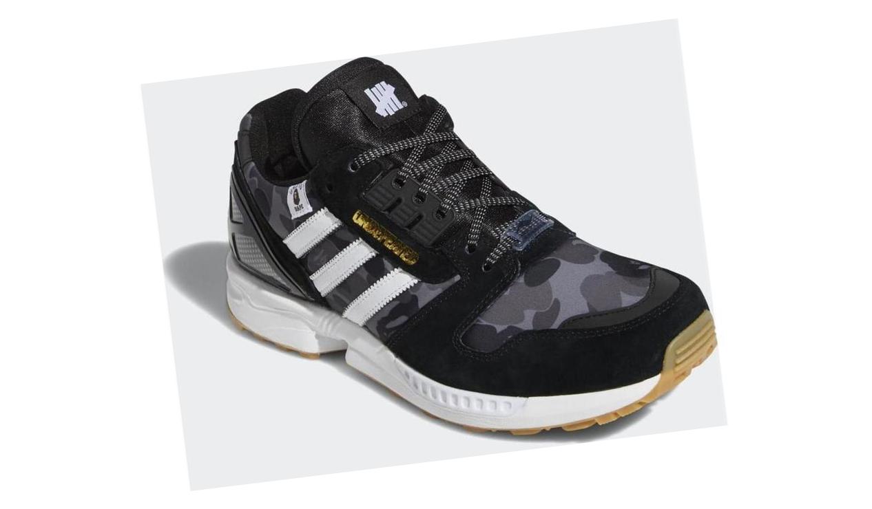 adidas ZX 8000 BAPE x UNDFTD Core Black / Cloud White / Gum